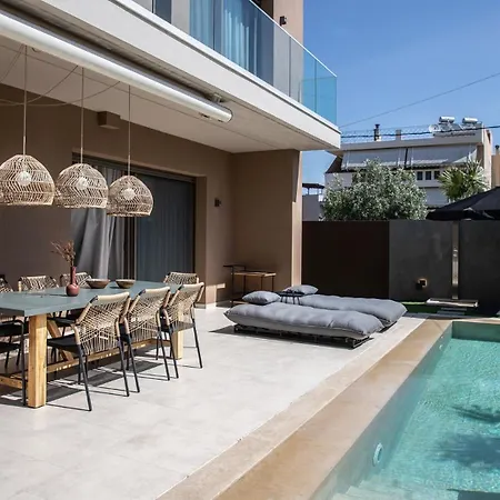 ヴィラ Salina - With Private Heated Eco-pool, Sauna & Jaccuzi Hot Tub ヴォロス
